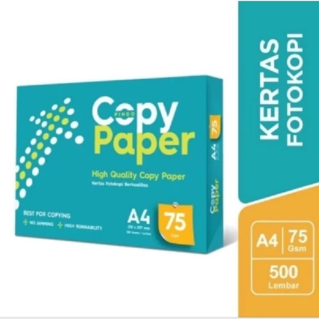 

Kertas HVS A4 Copy Paper 75gsm 1rim (500lembar)