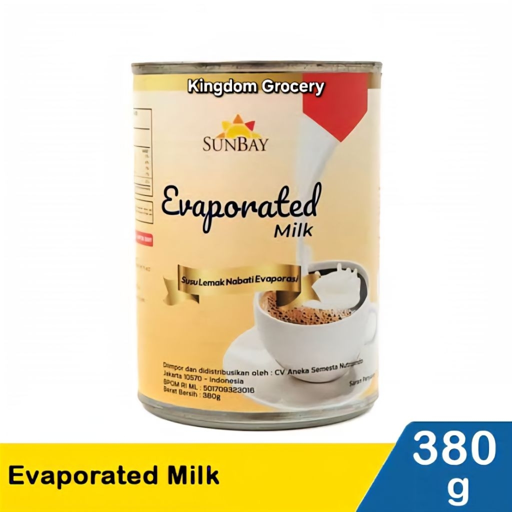 

SUNBAY SUSU EVAPORASI 380GR