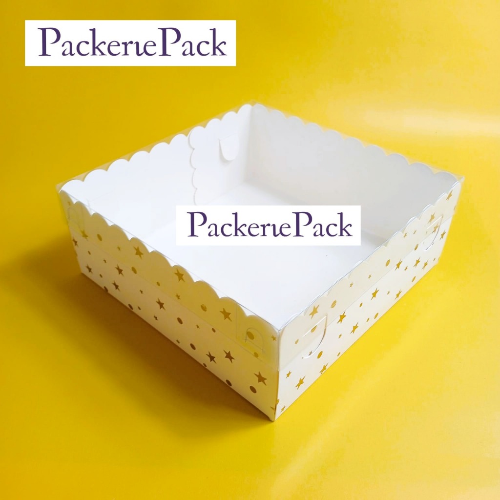 

Dus Kotak Kue Ivory Laminasi Motif Polkadot Emas 20x20x8cm Laminasi Ivory Premium 20 x 20 x 8 Tutup Mika Full (10 Pcs)