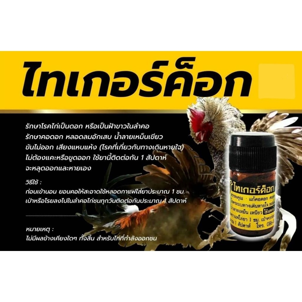 Tiger cock untuk goham dan segala infeksi tenggorokan