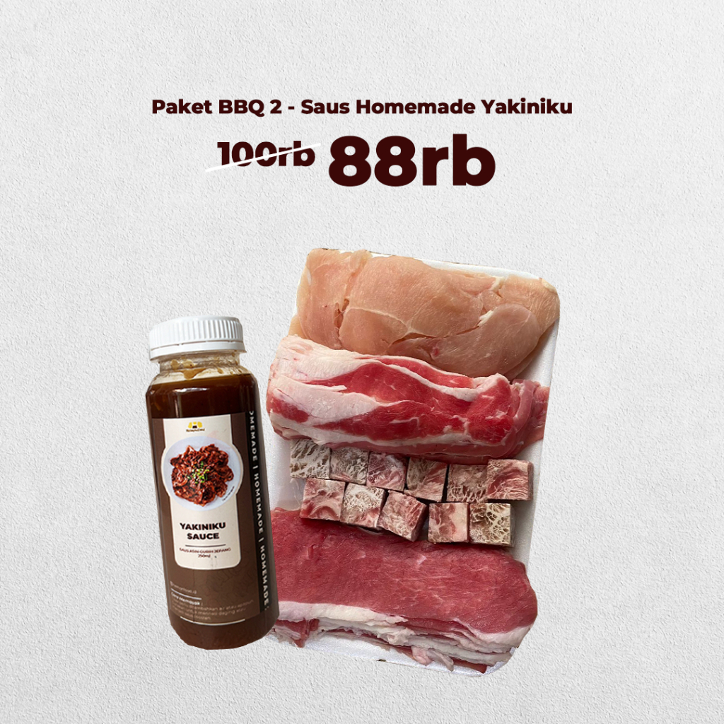 

(8.8 SALE) PAKET BBQ 2 + SAUS YAKINIKU