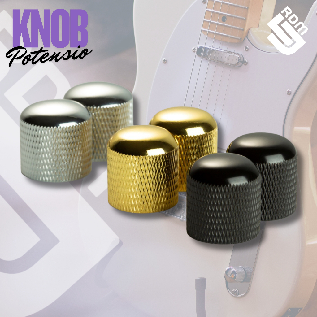 Knob Potensio Gitar Elektrik Bahan Besi