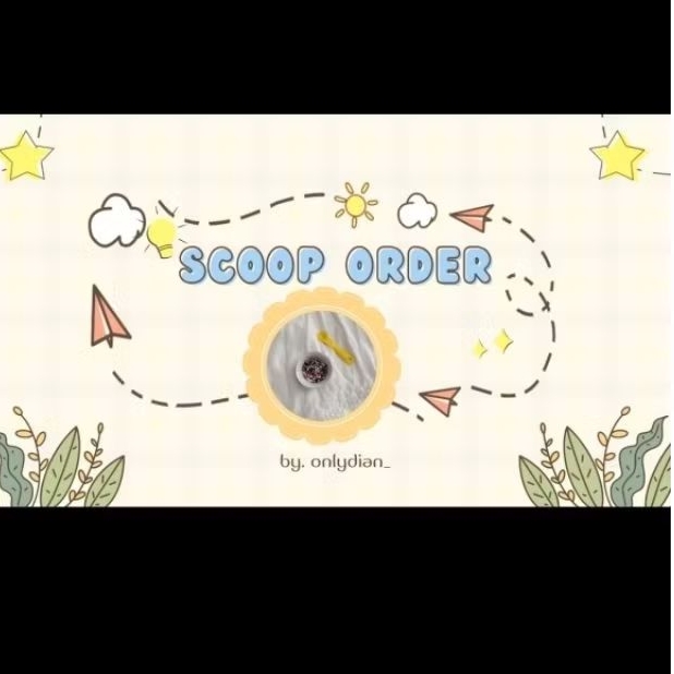 

order scoop mix by. onlydian