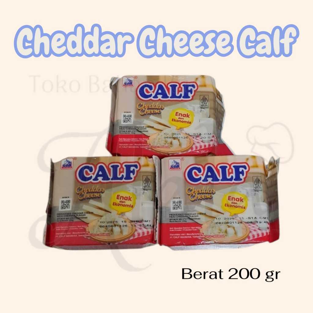 

Calf Cheddar Cheese 200 gr / Enak dan Ekonomis