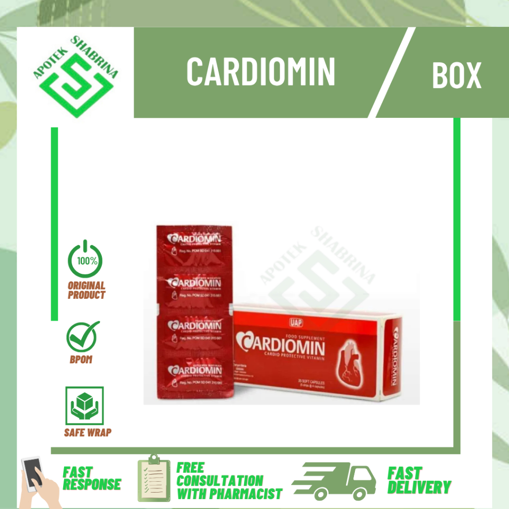 CARDIOMIN BOX / VITAMIN JANTUNG
