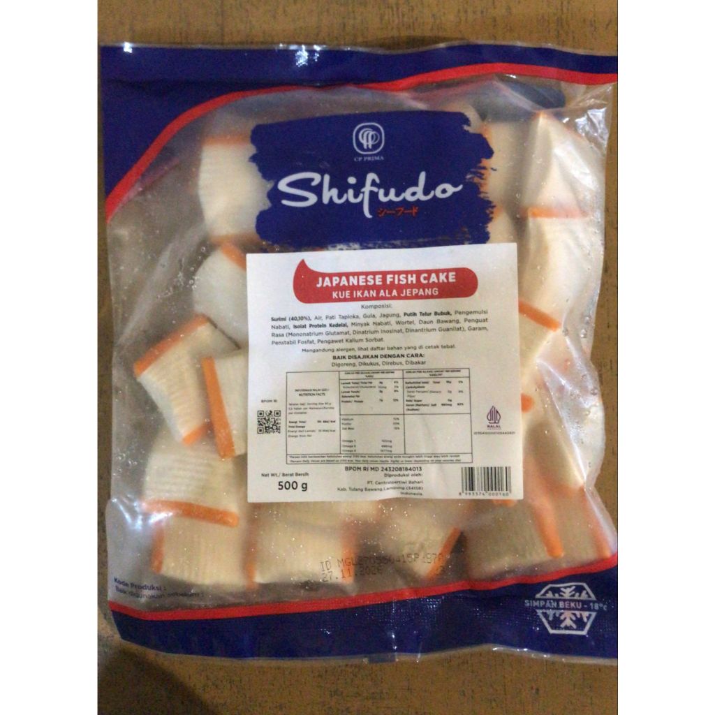 

SHIFUDO JAPANESE FISH CAKE 500G
