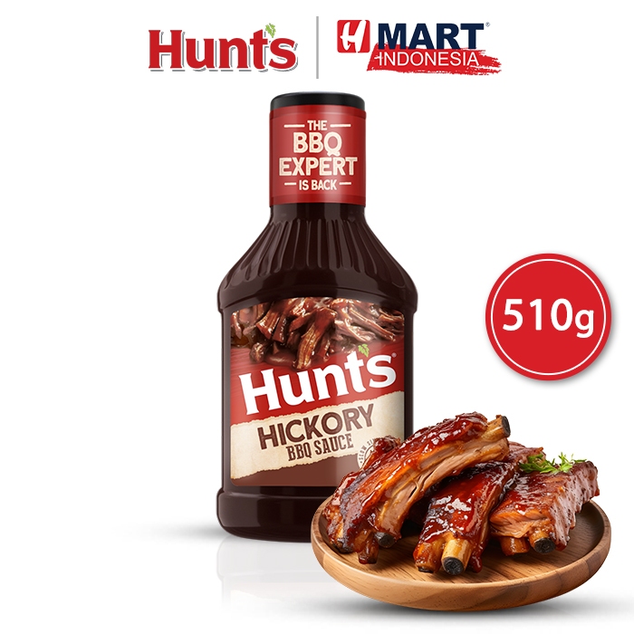 

HUNT'S Hickory BBQ Sauce - Saus Barbeku Rasa Hickory 510g