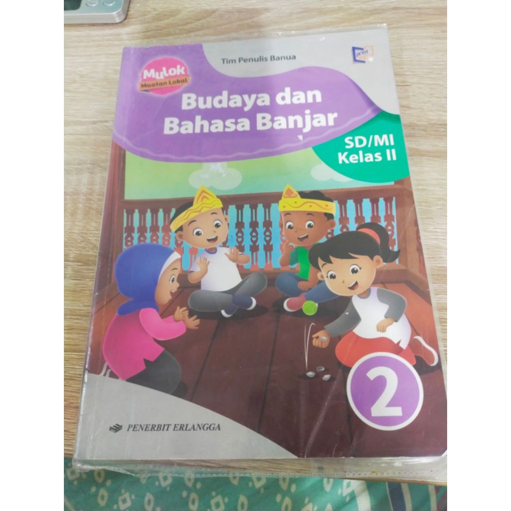 buku budaya dan bahasa banjar sd kelas 2 preloved erlangga