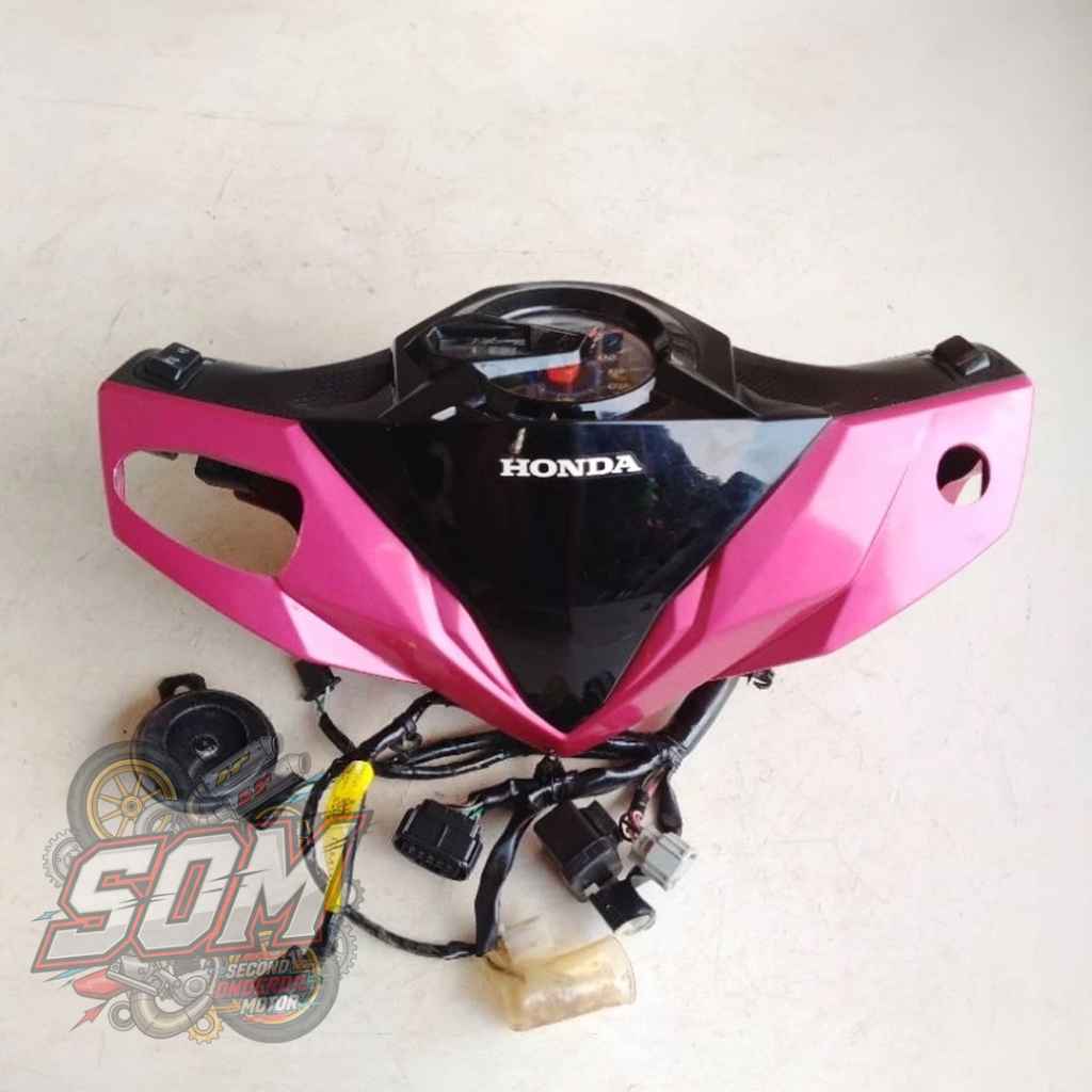 COPOTAN SPIDOMETER BEAT DELUXE LED K0J K1A KEPALA ATAS BEAT 2024 DELUXE COKLAT