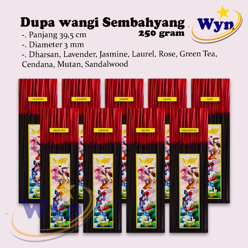 Dupa Wangi / Hio Wangi Sembahyang Hitam Isi 250 Gram