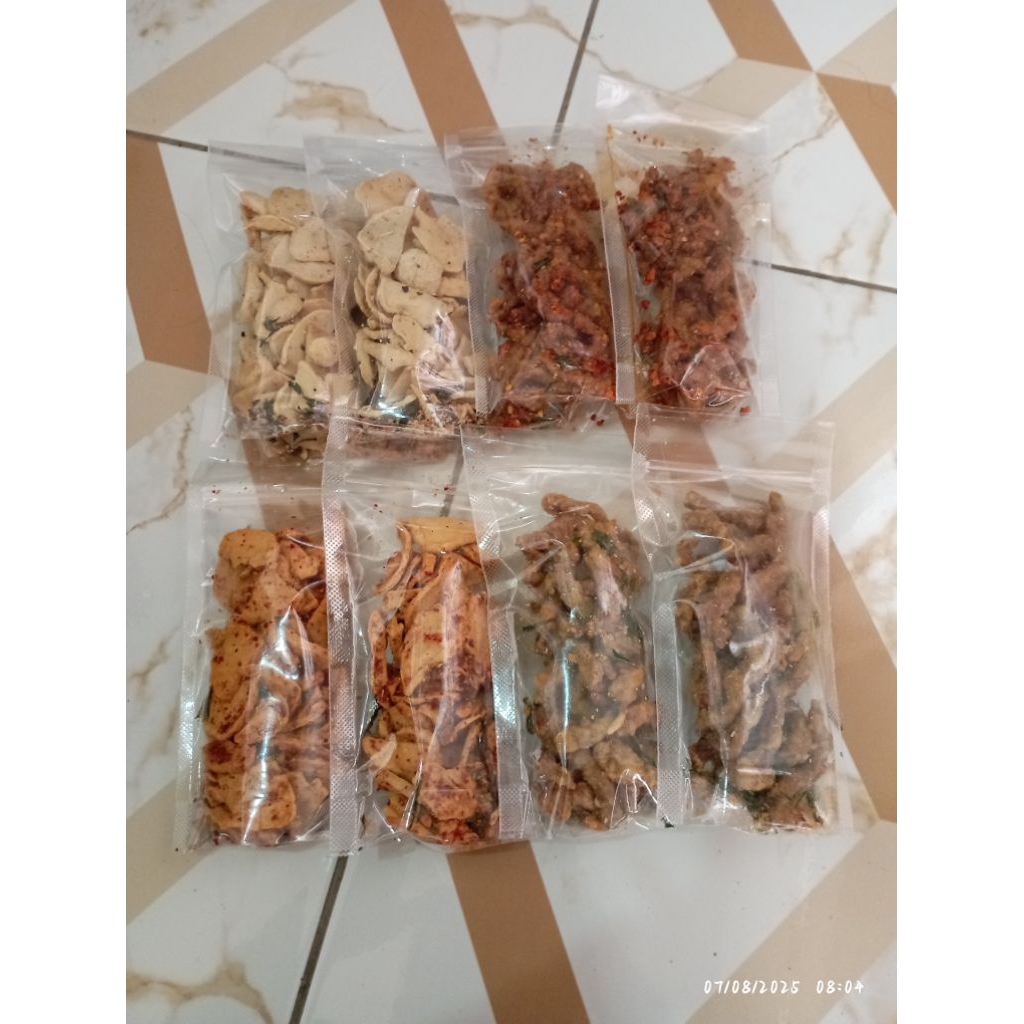 

Basreng keriuk ori/pedas daun jeruk