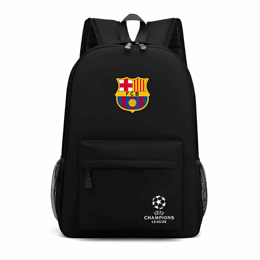MUSYARHA-TAS ransel SD SMP sma Tas Backpack Pria wanita gambar bola logo barcelona champion league