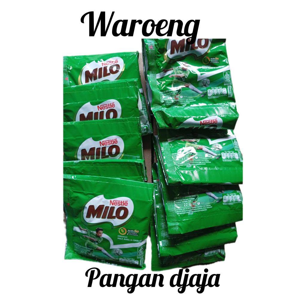 

Milo sachet 1 renceng isi 10 sachet