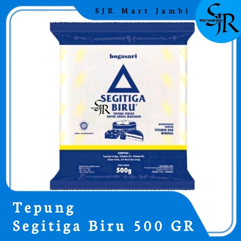 

[Tepung] Segitiga Biru Tepung Terigu | Kemasan 500g