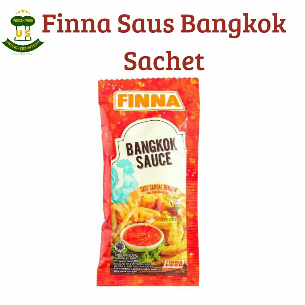 

finna saus bangkok 9gr Bangkok Sachet 9gr Finna Saus Bangkok 9gr cocolan saos dimsum saus dim sum saos bangkok Gacoan saos gacoan