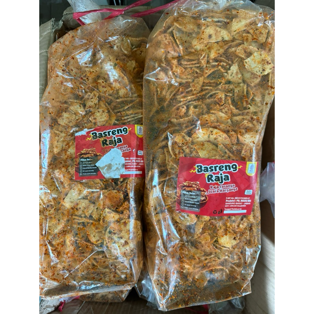 

Basreng Raja 1Ball isi 2KG Dari Pabrik