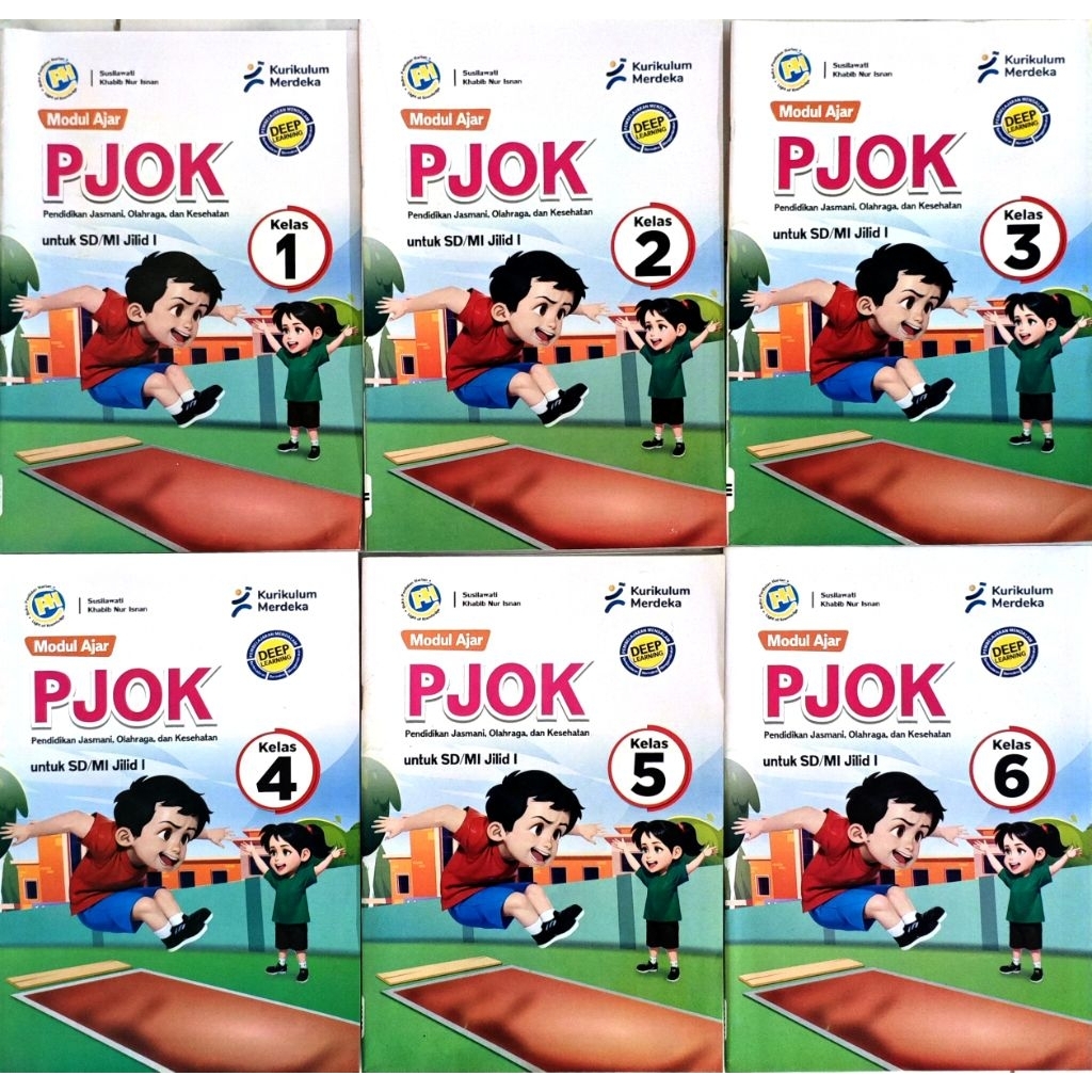 Lks Pustaka Persada PJOK Kelas 1,2,4,5,6 SD Semester 1