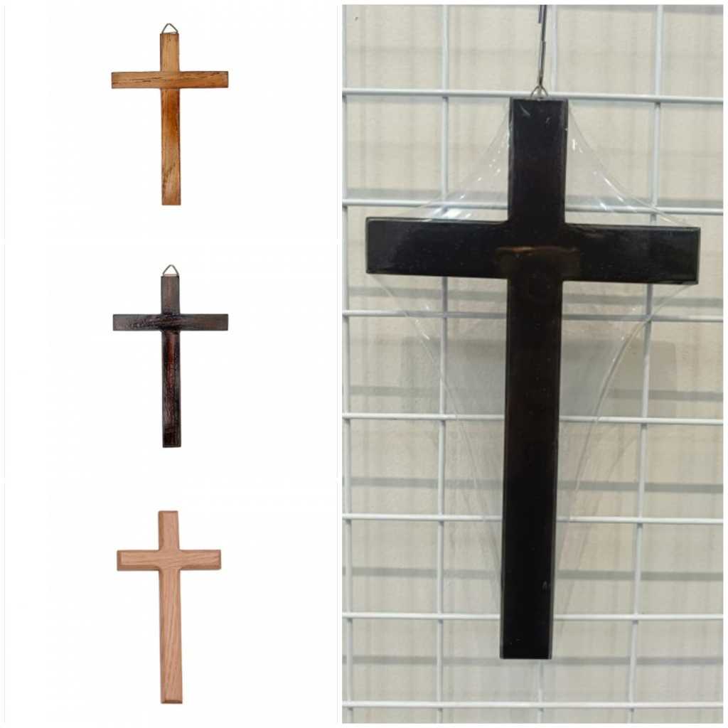 Yeraya Salib Gantung Kayu Jati 15cm Salib Polos Mini Salib Kecil Salib Kayu Jati Impor Salib Kayu Pr