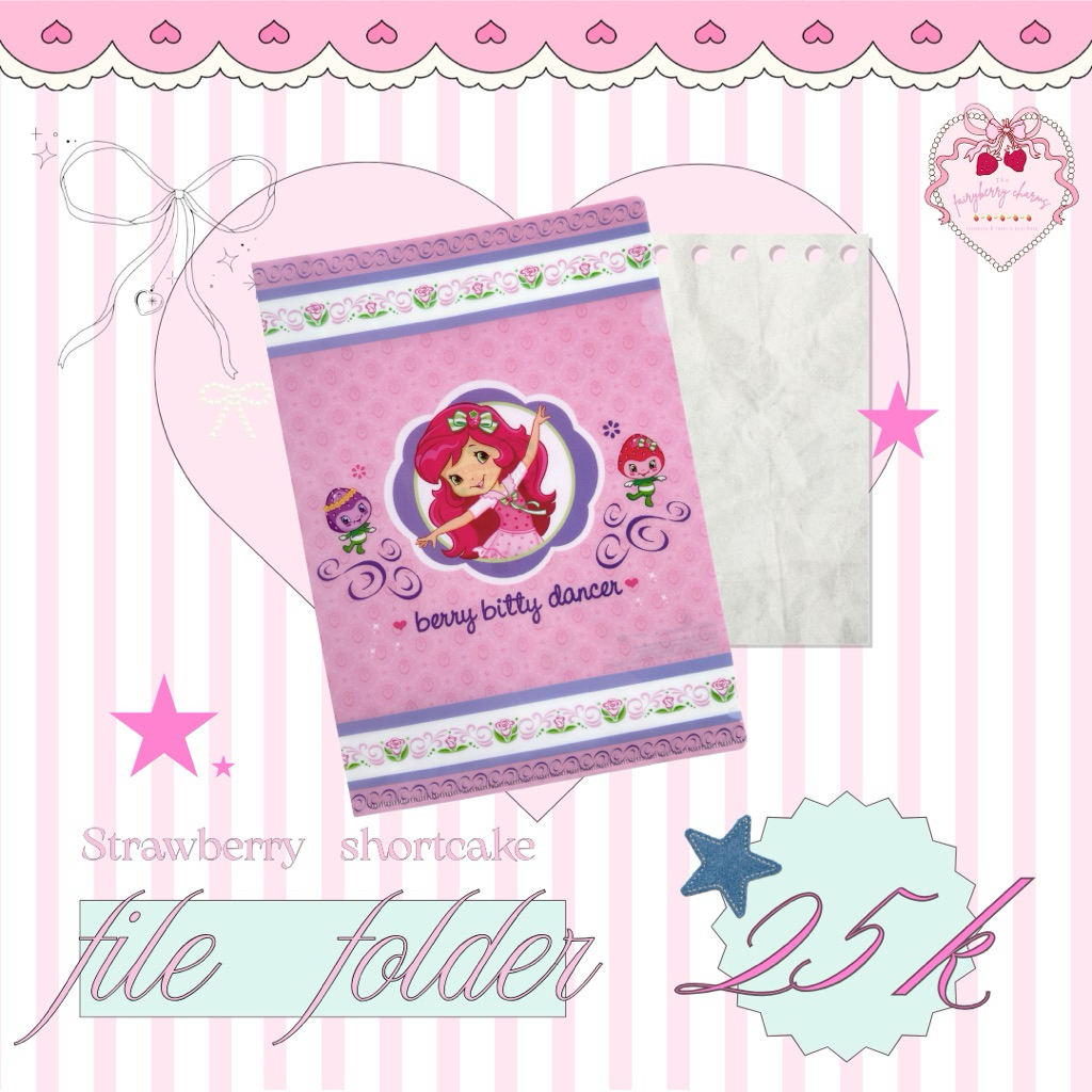 

file organizer strawberry shortcake file folder map