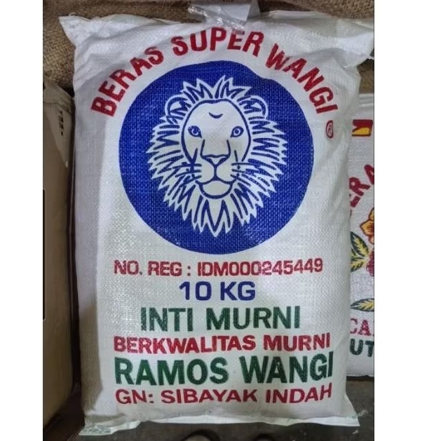 

Beras Ramos cap Singa Biru 10kg