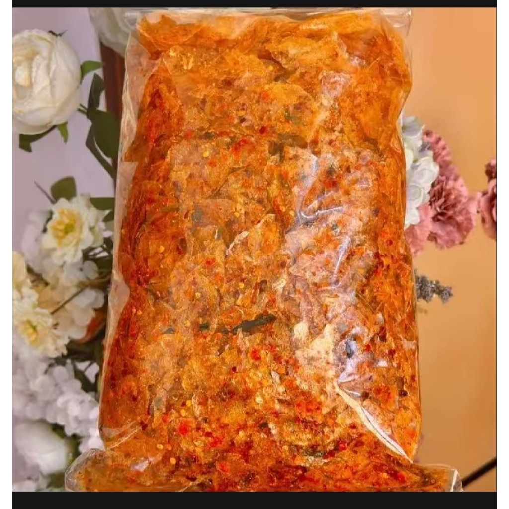 

kripik kaca pedas daun jeruk kemasan 250gr