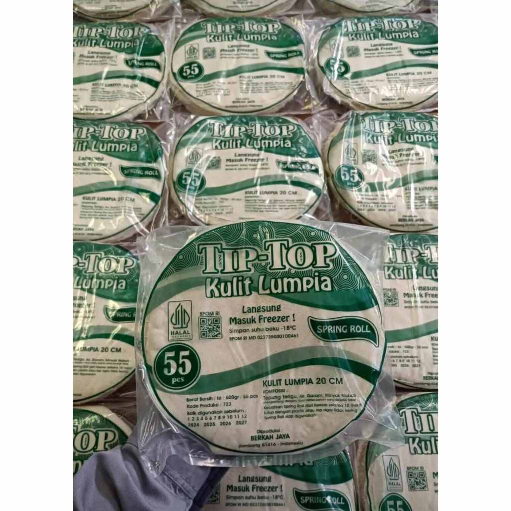 

KULIT LUMPIA TIP TOP ISI 55 lembar
