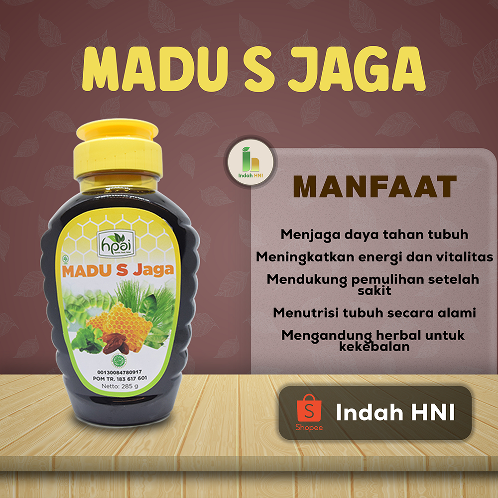 

Madu S Jaga HNI HPAI – Herbal Alami untuk Imunitas Tubuh 285gr