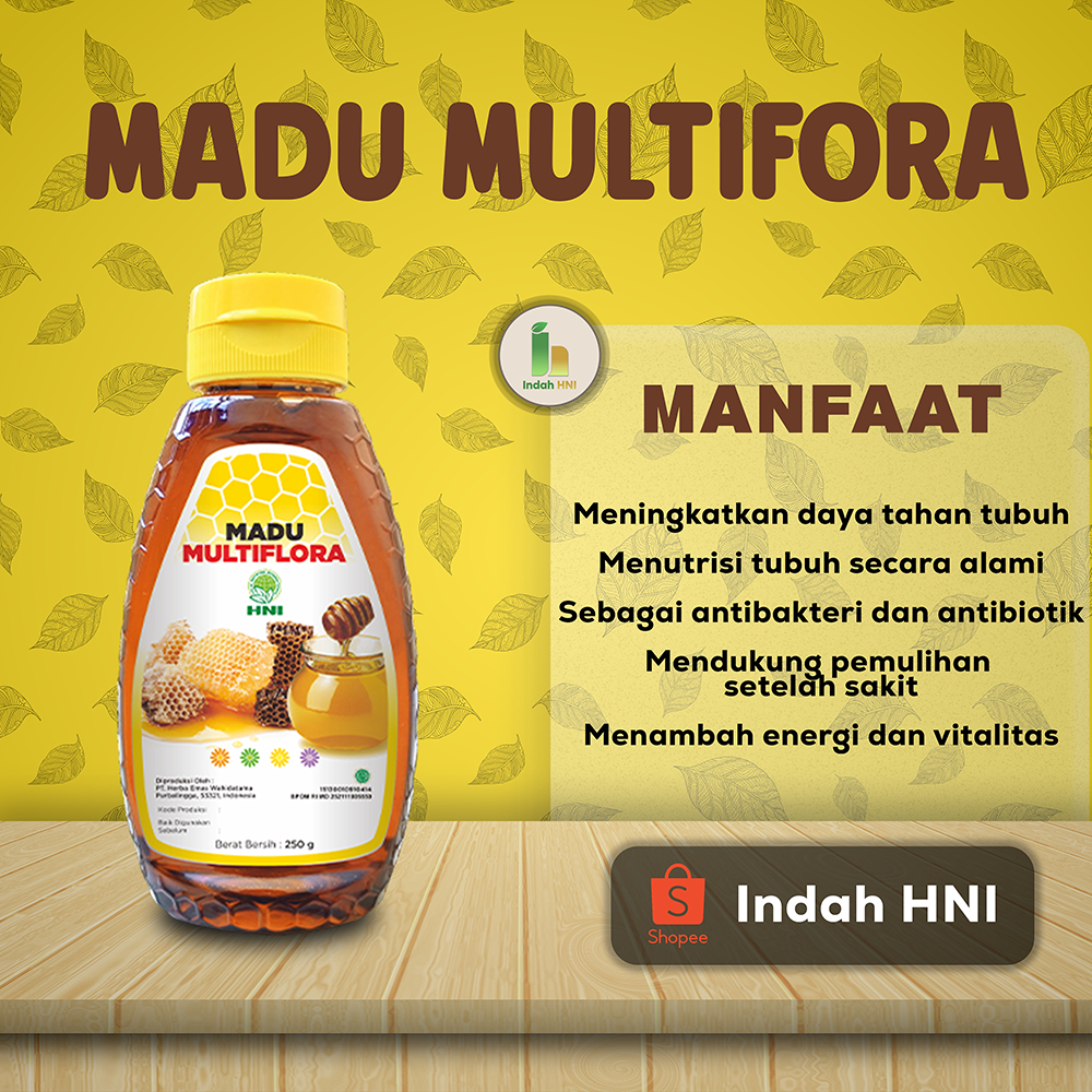 

Madu Multiflora HNI HPAI – Madu Murni Alami Kaya Nutrisi 250gr