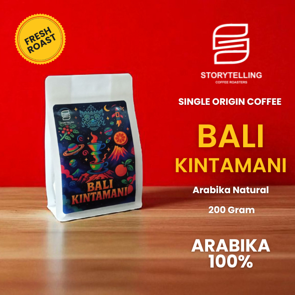 

Kopi Arabika Bali Kintamani Natural 200 Gram Single Origin Biji Kopi Fresh Roast Untuk Manual Brew