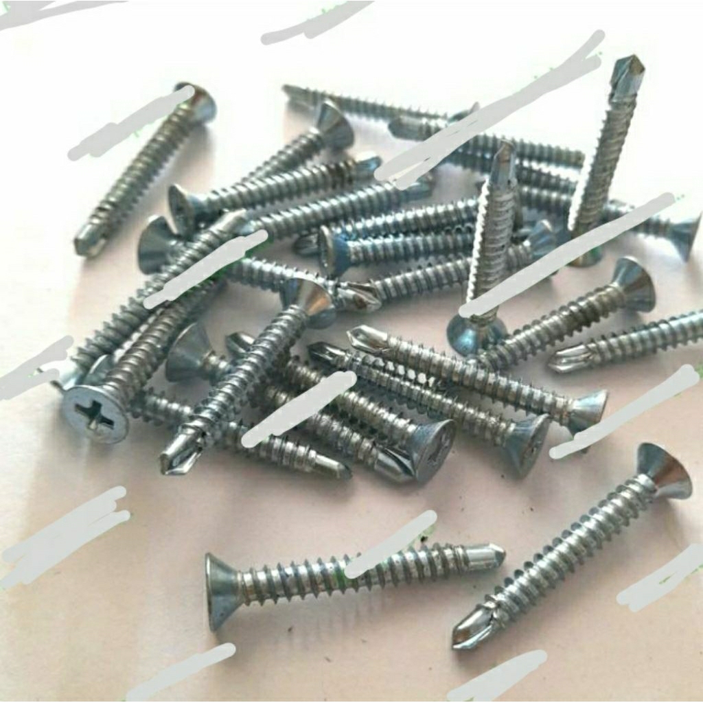 100 pcs / Sekrup SDS FH 10×25