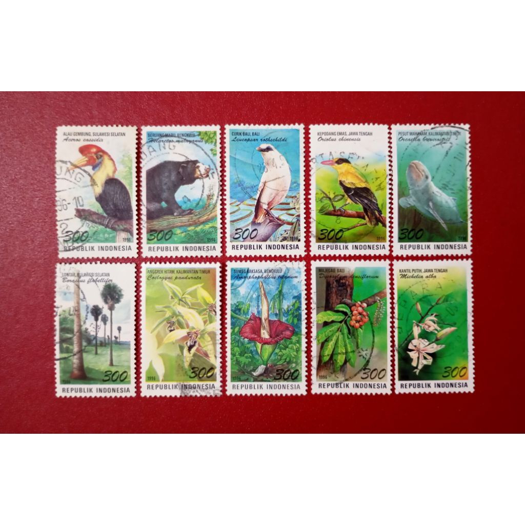 

PRANGKO INDONESIA CINTA PUSPA DAN SATWA 1996