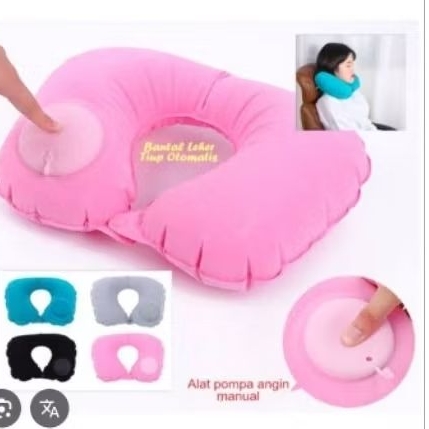 BANTAL LEHER TIUP OTOMATIS-BANTAL TIUP-BANTAL LEHER-BANTAL TRAVELING-PERLENGKAPAN HAJI UMROH