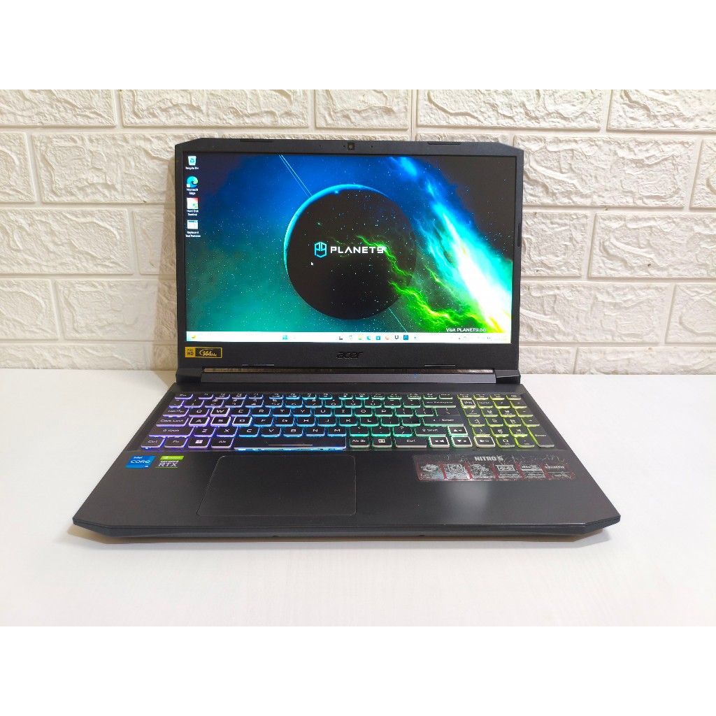 Acer Nitro 5 AN515-57 Core i5 Gen 11 VGA Nvidia RTX 3050 4GB | Laptop Second Bekas | Gaming Desain