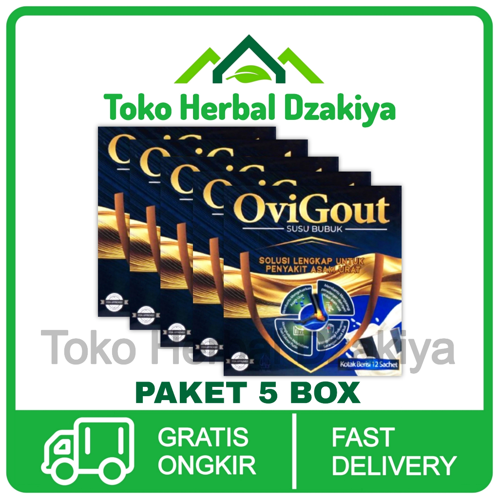 

5 Box Susu Ovigout Solusi Untuk Penyakit Asam Urat Nyeri Sendi Dan Kolesterol Original Asli