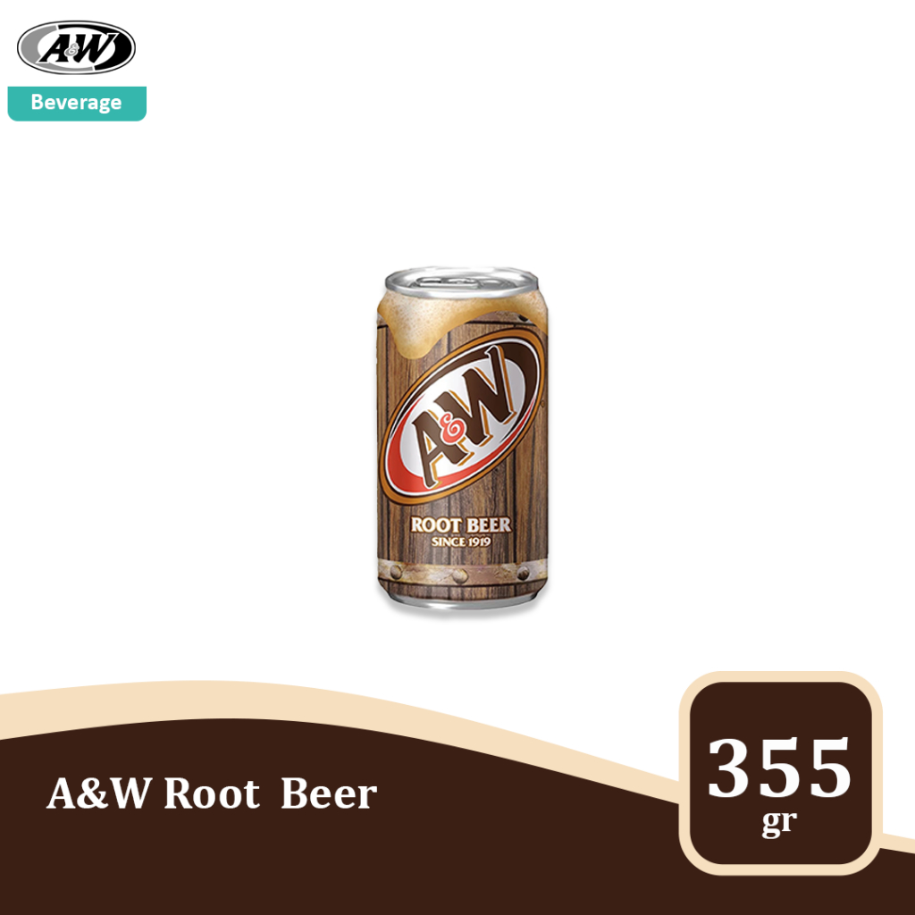 

A&W Root Beer 12 fl oz - Minuman Impor USA