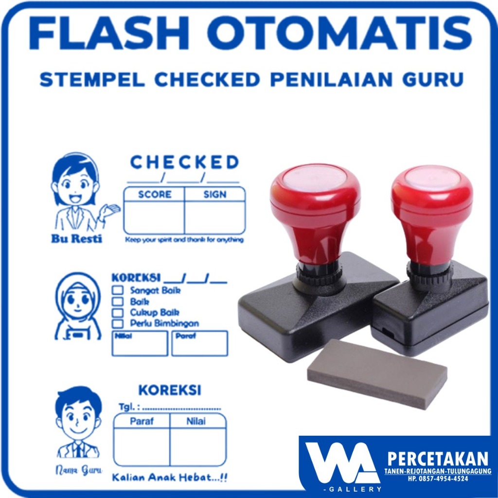 

Stempel Guru Viral: Nilai, Reward, Checked – Cetak Stempel Penilaian 1 Hari Jadi
