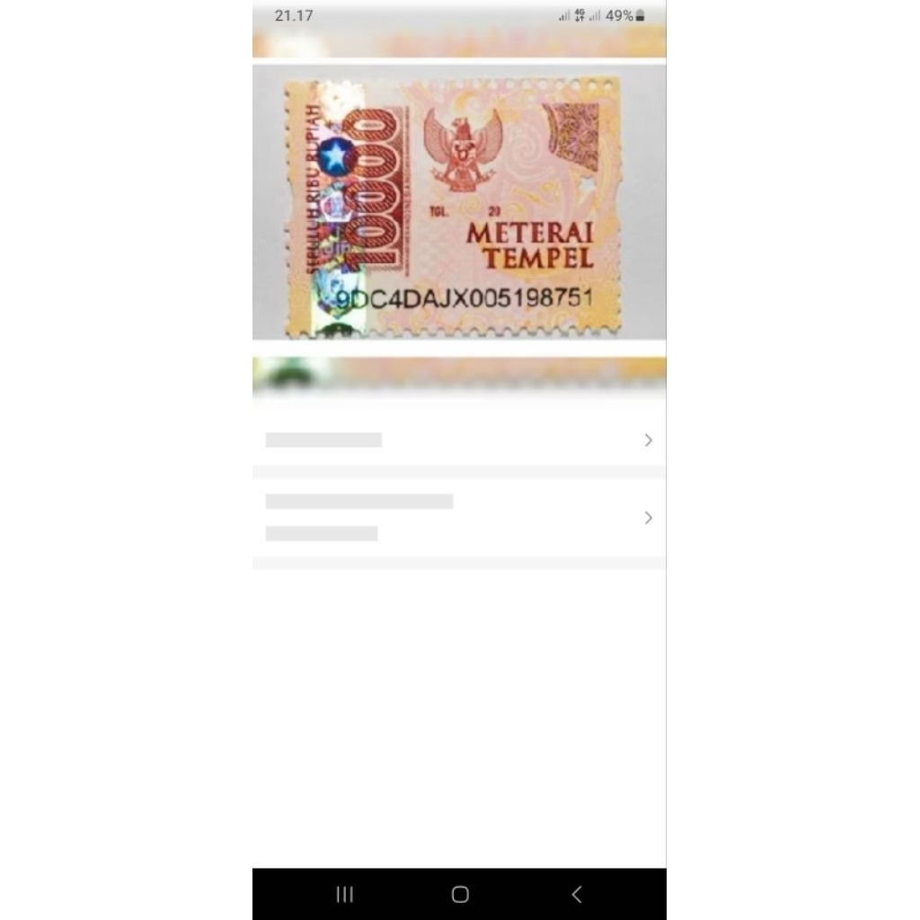 

materai tempel 6 pcs 60 k