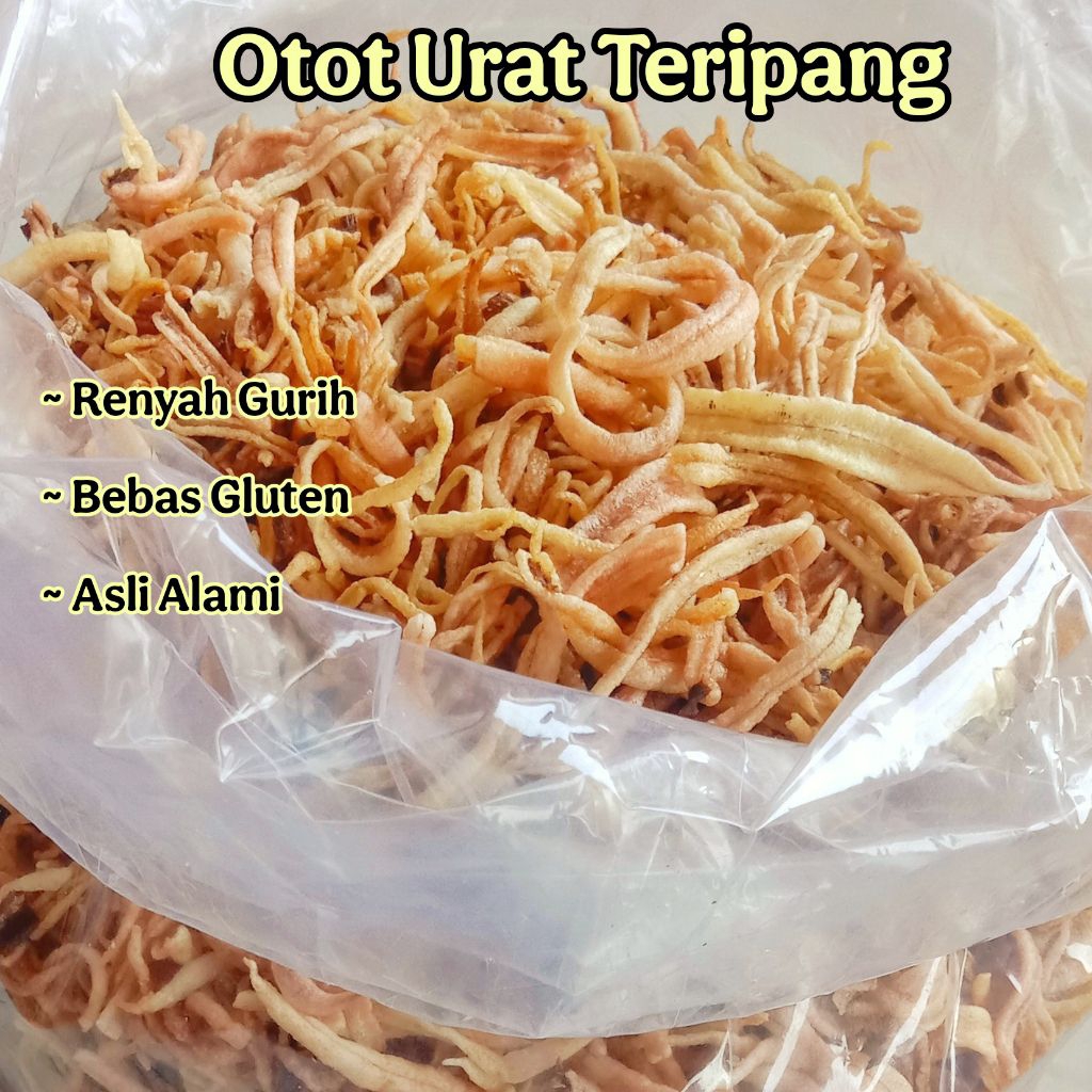 

Otot Urat Teripang Goreng Renyah Gurih 100gr Makanan Snack Food Kripik Kering Asin Camilan Cemilan Keripik Gluten Laut