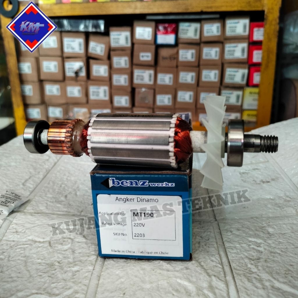 ARMATURE ANGKER MT190 MESIN PLANER MAKTEC MT190 ROTOR MT190 MESIN SUGU MAKTEC MT190