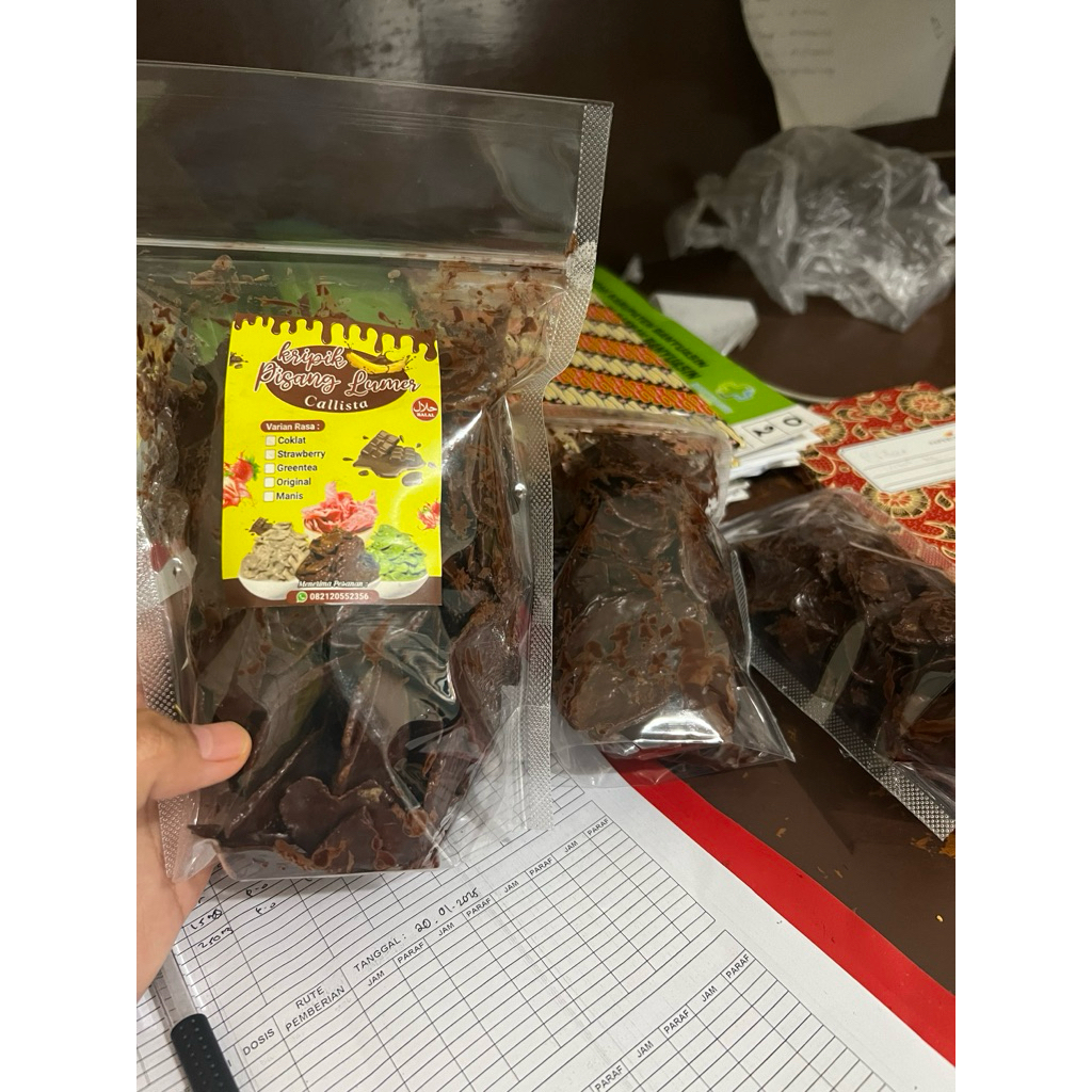 

Keripik Pisang Lumer Coklat