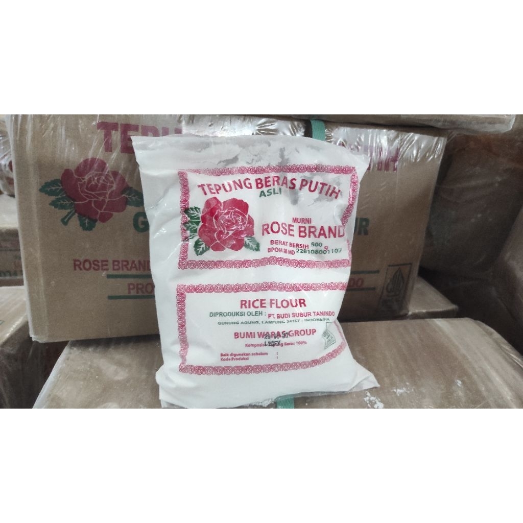 

TEPUNG BERAS ROSE BRAND 500 gram 1DUS (@20)