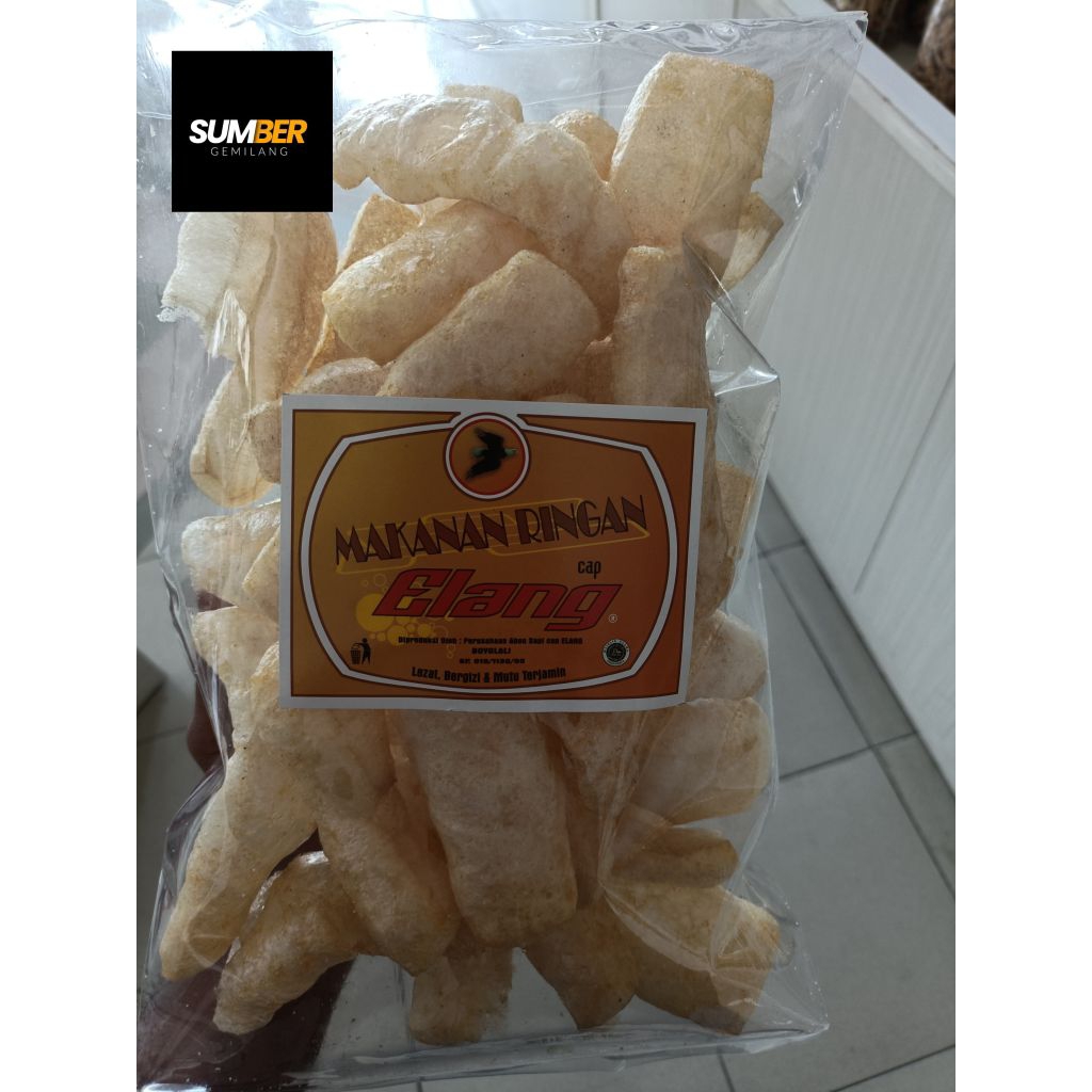 

kerupuk kulit sapi cap elang 100 gram