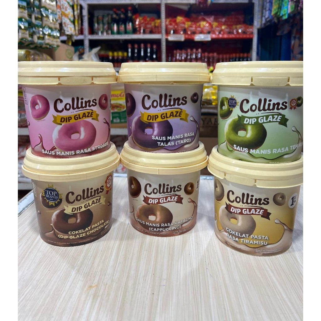 

Collins Dip Glaze 1 Kg / Saus Manis Rasa