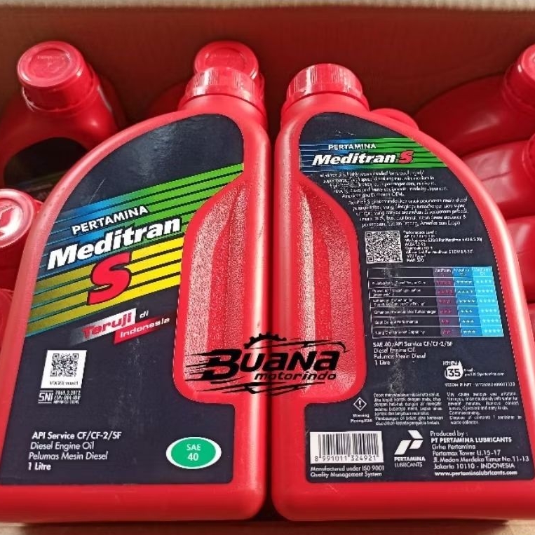 Oli Meditran S SAE 40 1 Liter Oli Pertamina Meditran S 1L ( 1 DUS )
