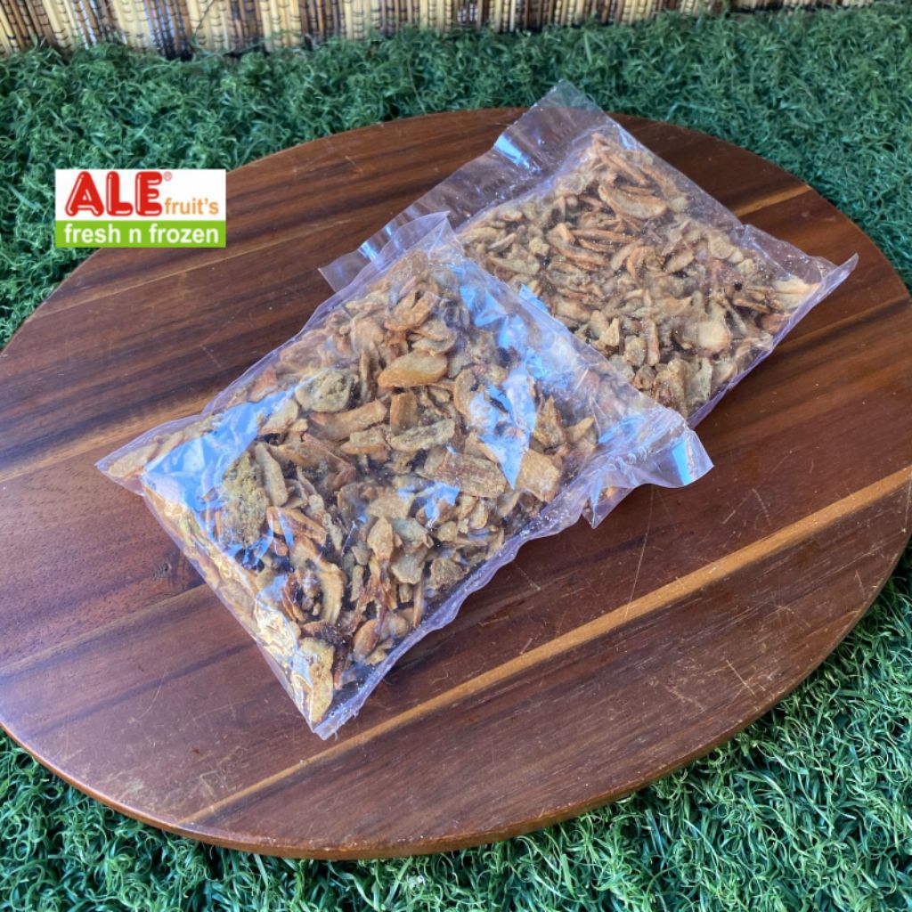 

Bawang putih goreng, bawang putih goreng kemasan 50gr, bawang putih goreng plastik