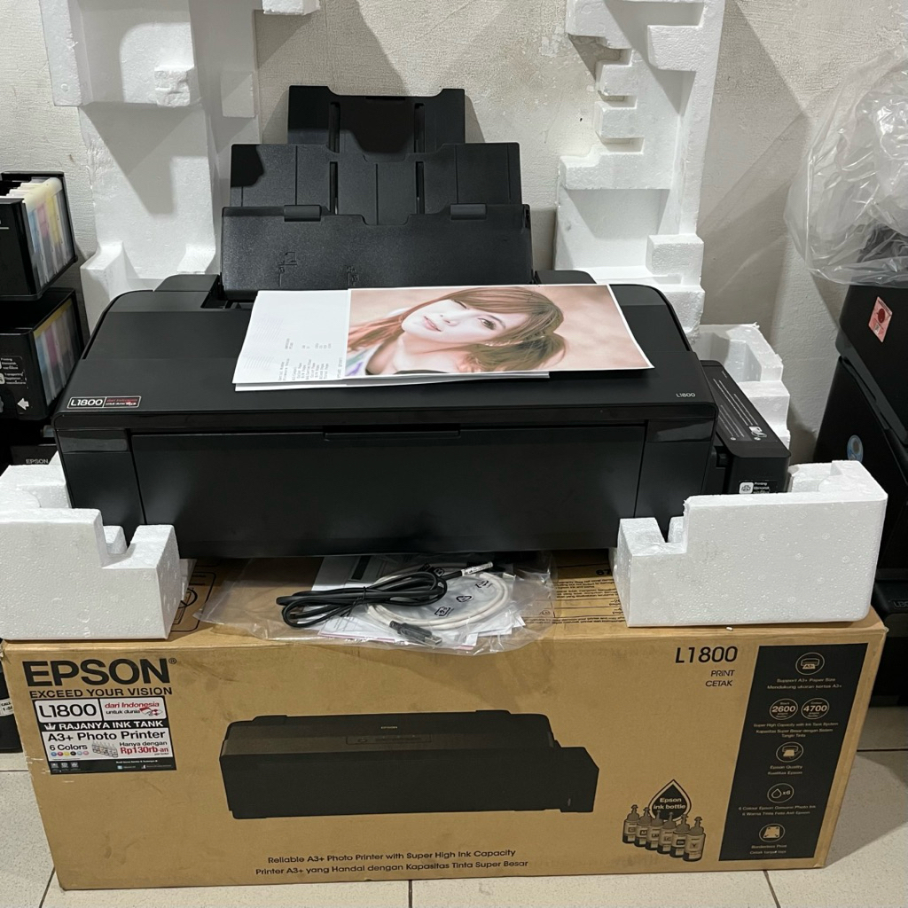 Epson L1800 Komplit Dus /Printer Epson L1800 Murah