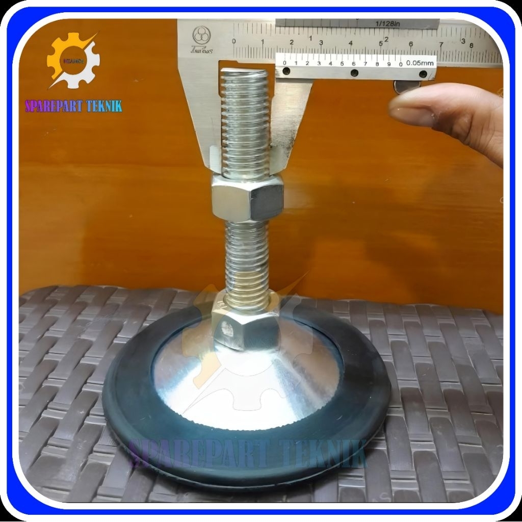 1Set kaki Adjuster conveyor M18+karet×20cm foot Adjuster Table M18