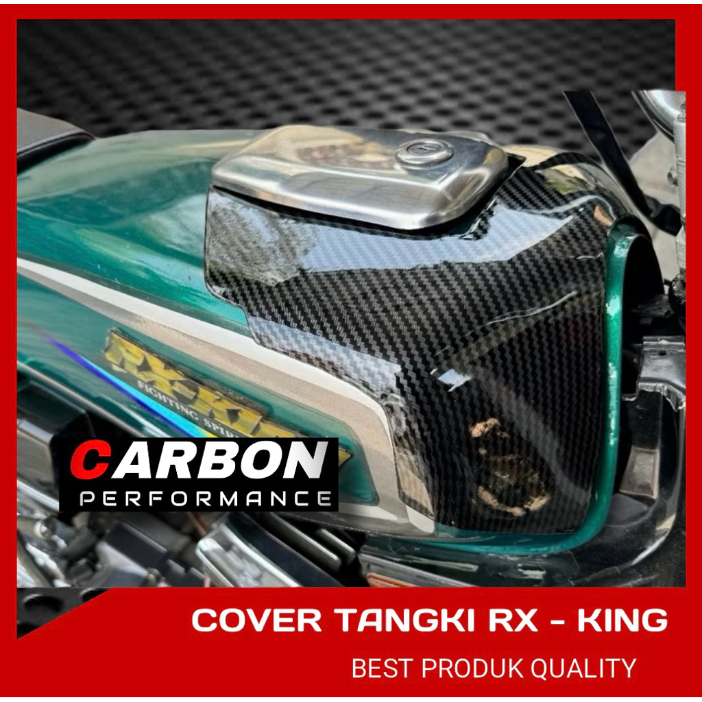 Cover tangki rx king carbon variasi rx king carbon aksesoris rx king carbon
