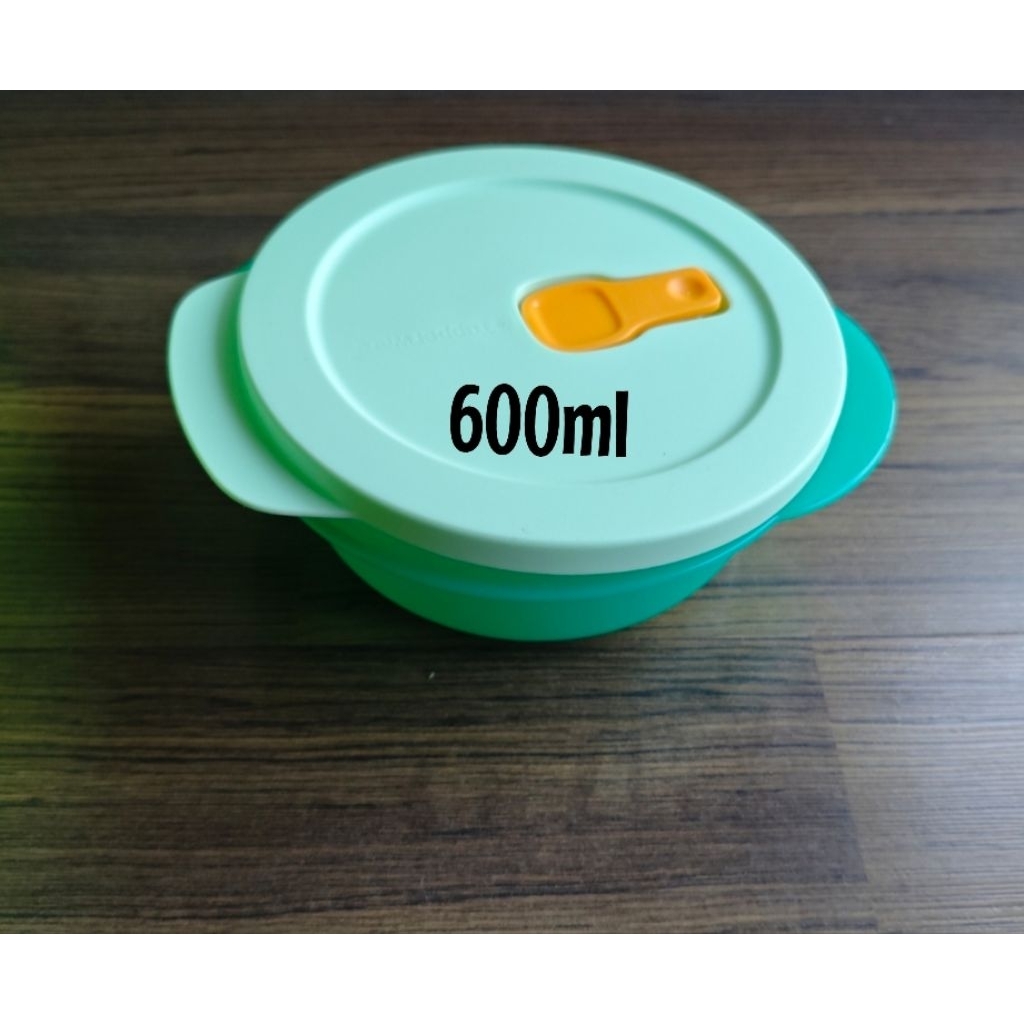 crystalwave bowl tupperware 600ml bisa masuk microwave