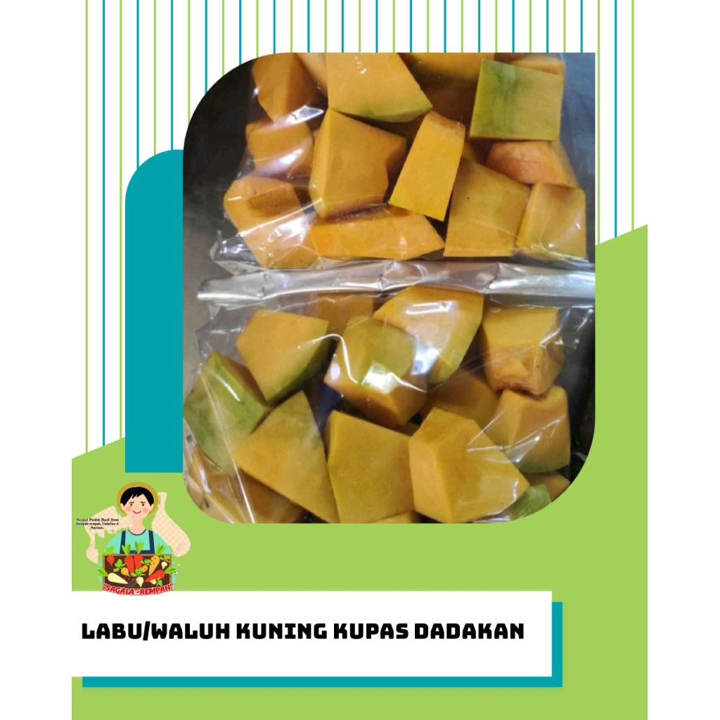 

LABU / WALUH KUNING KUPAS DADAKAN 500 - 1000 GRAM